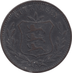 1889 GUERNSEY 8 DOUBLES - WORLD COINS - Cambridgeshire Coins