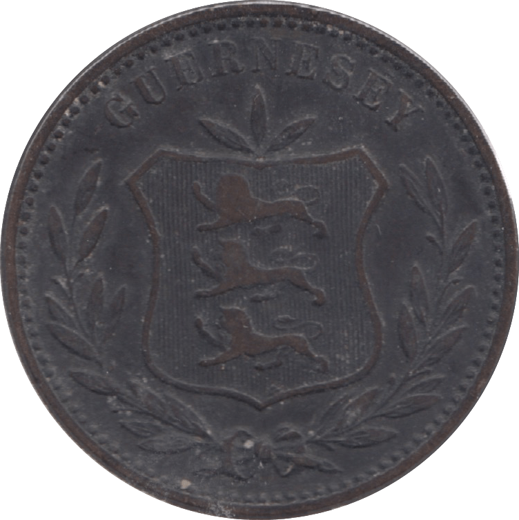 1889 GUERNSEY 8 DOUBLES - WORLD COINS - Cambridgeshire Coins