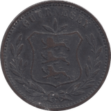 1889 GUERNSEY 8 DOUBLES - WORLD COINS - Cambridgeshire Coins