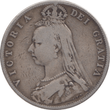 1889 HALFCROWN ( FINE ) 8 - Halfcrown - Cambridgeshire Coins