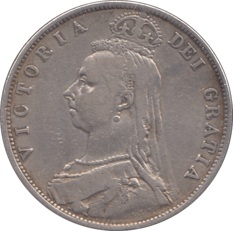 1889 HALFCROWN ( GF ) - Halfcrown - Cambridgeshire Coins