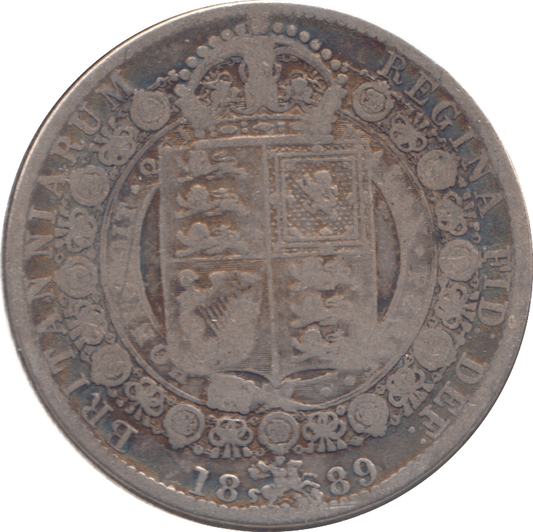 1889 HALFCROWN ( NF ) 2 - Halfcrown - Cambridgeshire Coins