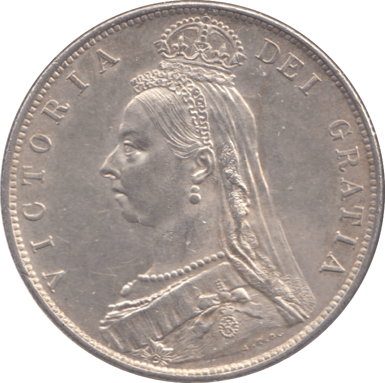 1889 HALFCROWN ( UNC ) - Halfcrown - Cambridgeshire Coins
