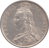 1889 HALFCROWN ( UNC ) - Halfcrown - Cambridgeshire Coins