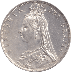 1889 HALFCROWN ( UNC ) - Halfcrown - Cambridgeshire Coins