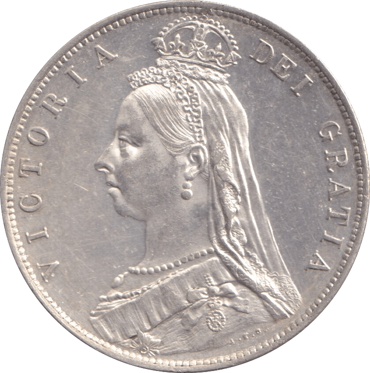 1889 HALFCROWN ( UNC ) - Halfcrown - Cambridgeshire Coins