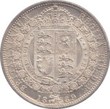 1889 HALFCROWN ( UNC ) - Halfcrown - Cambridgeshire Coins