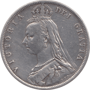 1889 HALFCROWN ( VF ) - Halfcrown - Cambridgeshire Coins