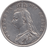 1889 HALFCROWN ( VF ) - Halfcrown - Cambridgeshire Coins