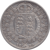 1889 HALFCROWN ( VF ) - Halfcrown - Cambridgeshire Coins