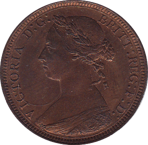 1889 HALFPENNY ( AUNC ) - Halfpenny - Cambridgeshire Coins