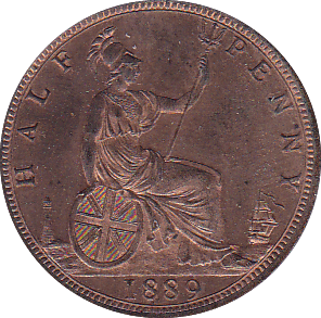 1889 HALFPENNY ( BU ) - Halfpenny - Cambridgeshire Coins