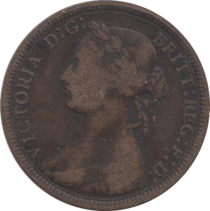 1889 HALFPENNY ( F ) 1 - Halfpenny - Cambridgeshire Coins