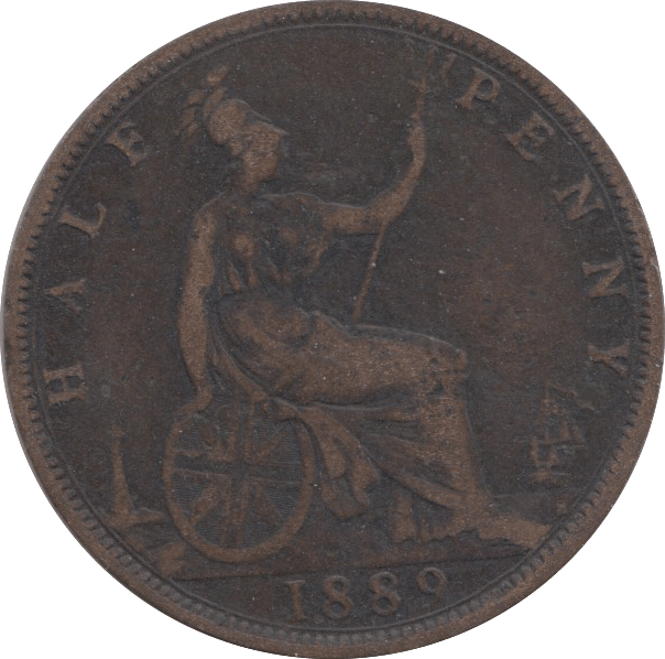 1889 HALFPENNY ( F ) 1 - Halfpenny - Cambridgeshire Coins