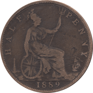 1889 HALFPENNY ( FAIR ) - Halfpenny - Cambridgeshire Coins
