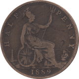 1889 HALFPENNY ( FAIR ) - Halfpenny - Cambridgeshire Coins