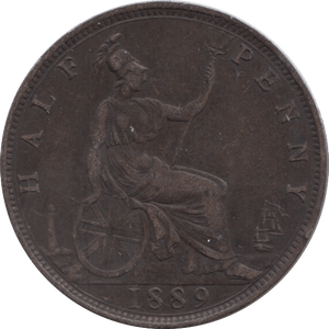 1889 HALFPENNY ( GF ) - Halfpenny - Cambridgeshire Coins