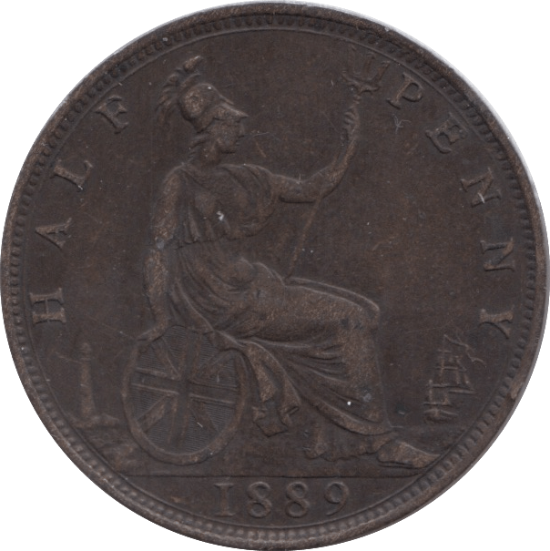 1889 HALFPENNY ( GF ) - Halfpenny - Cambridgeshire Coins