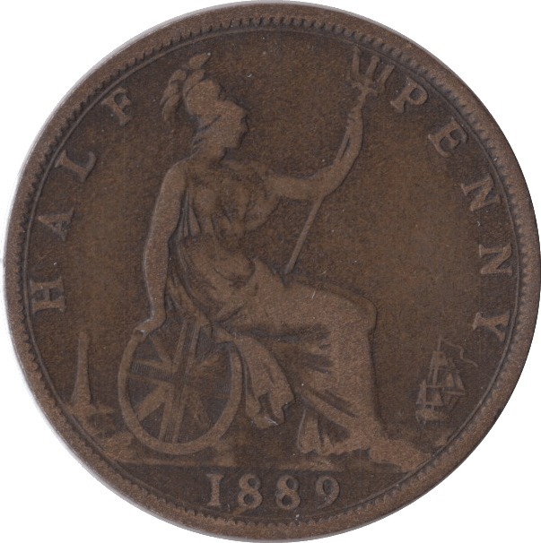 1889 HALFPENNY ( NF ) - Halfpenny - Cambridgeshire Coins