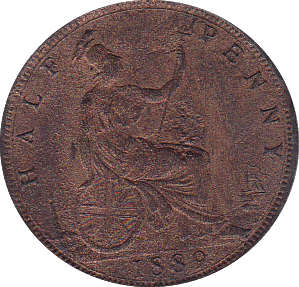 1889 HALFPENNY ( VF ) B - Halfpenny - Cambridgeshire Coins