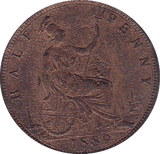 1889 HALFPENNY ( VF ) B - Halfpenny - Cambridgeshire Coins
