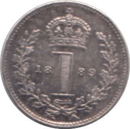 1889 MAUNDY ONE PENNY ( AUNC ) - Maundy Coins - Cambridgeshire Coins