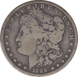 1889 MORGAN DOLLAR USA NEW ORLEANS MINT - SILVER WORLD COINS - Cambridgeshire Coins