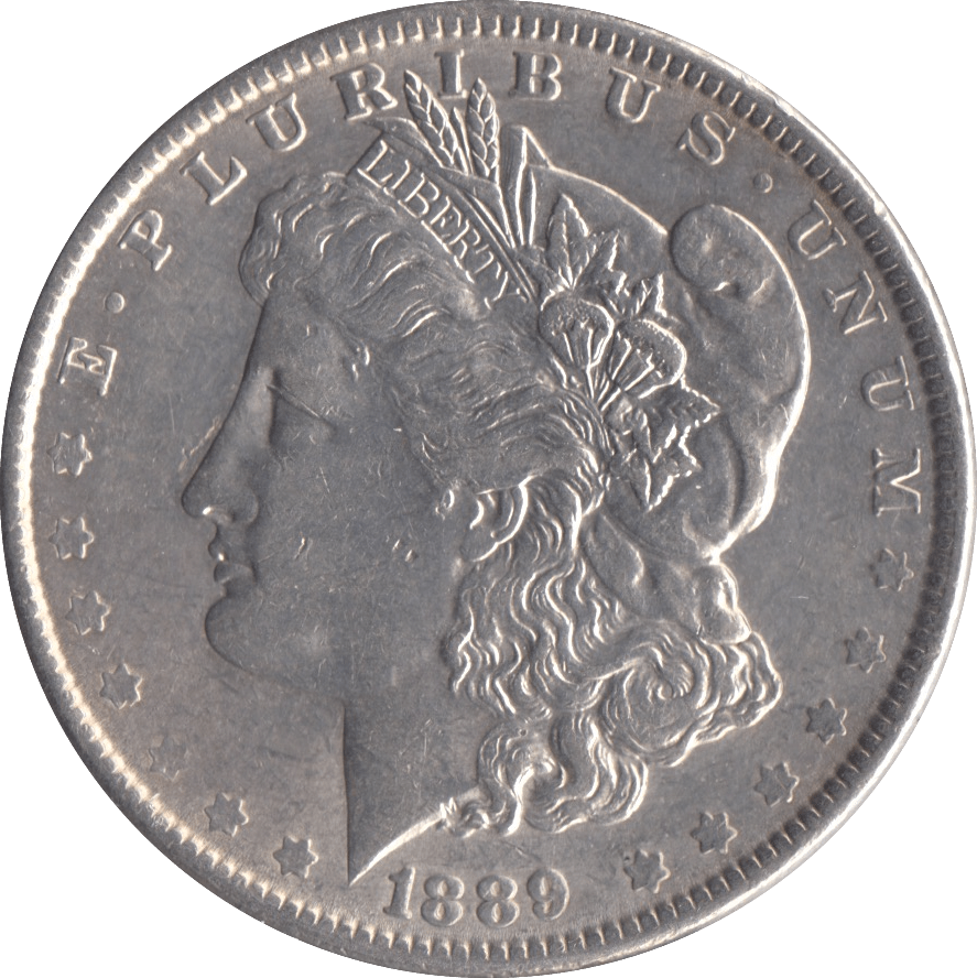 1889 MORGAN DOLLAR USA PHILADELPHIA MINT - SILVER WORLD COINS - Cambridgeshire Coins