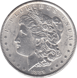 1889 MORGAN DOLLAR USA - SILVER WORLD COINS - Cambridgeshire Coins