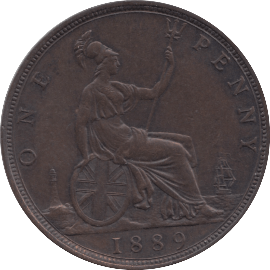 1889 PENNY 1 ( EF ) 13 - Penny - Cambridgeshire Coins