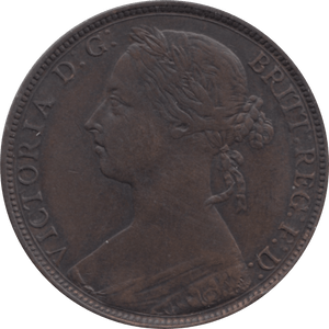 1889 PENNY 1 ( EF ) 13 - Penny - Cambridgeshire Coins