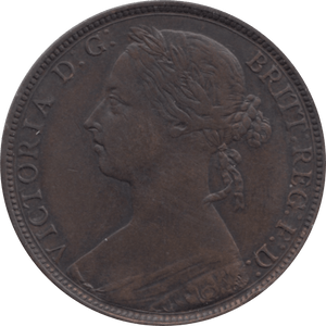 1889 PENNY 1 ( EF ) 13 - Penny - Cambridgeshire Coins