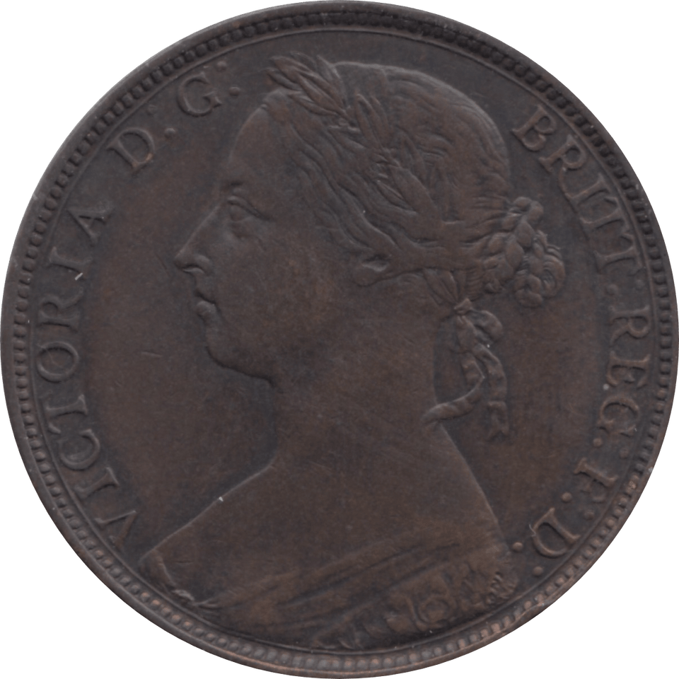 1889 PENNY 1 ( EF ) 13 - Penny - Cambridgeshire Coins