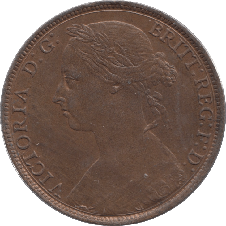 1889 PENNY ( AUNC ) - Penny - Cambridgeshire Coins