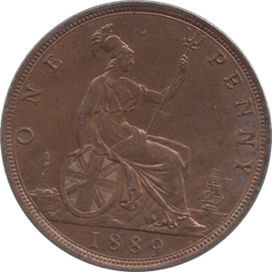 1889 PENNY ( AUNC ) - Penny - Cambridgeshire Coins