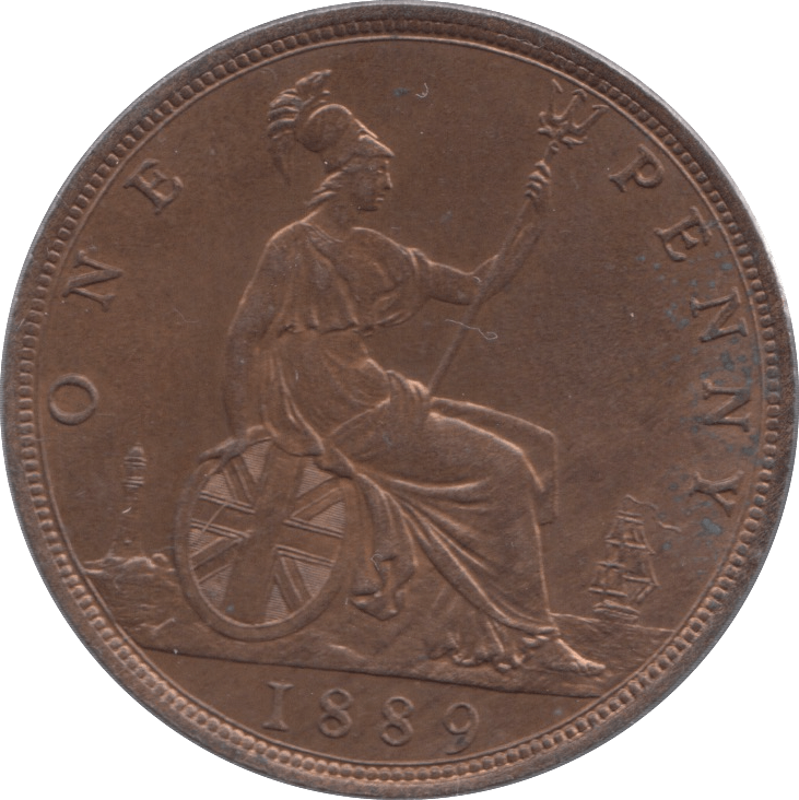 1889 PENNY ( AUNC ) - Penny - Cambridgeshire Coins