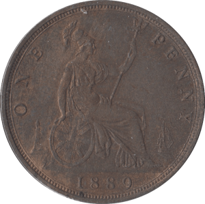 1889 PENNY ( EF ) - Penny - Cambridgeshire Coins