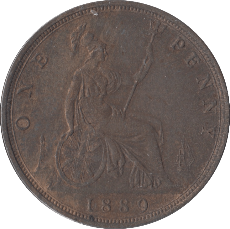 1889 PENNY ( EF ) - Penny - Cambridgeshire Coins