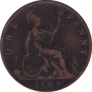 1889 PENNY ( F ) - Penny - Cambridgeshire Coins