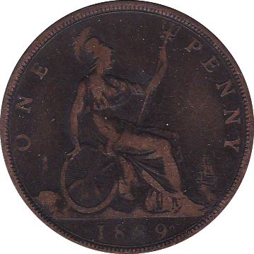 1889 PENNY ( F ) - Penny - Cambridgeshire Coins