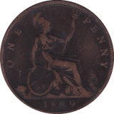 1889 PENNY ( F ) - Penny - Cambridgeshire Coins