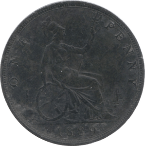 1889 PENNY ( GF ) 7 - Penny - Cambridgeshire Coins