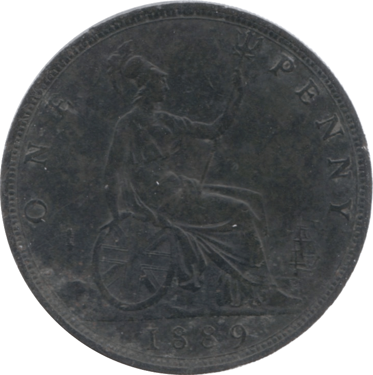 1889 PENNY ( GF ) 7 - Penny - Cambridgeshire Coins