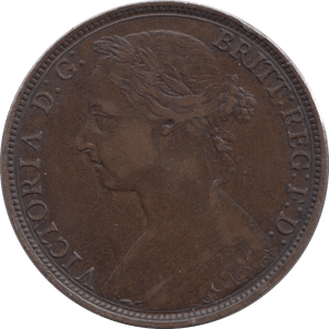 1889 PENNY ( GVF ) 2 - Penny - Cambridgeshire Coins