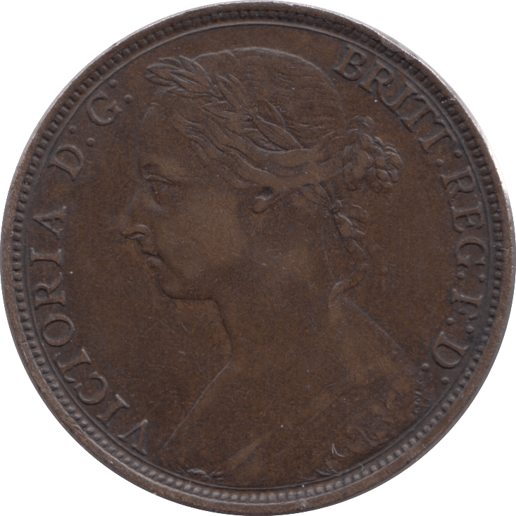 1889 PENNY ( GVF ) 2 - Penny - Cambridgeshire Coins