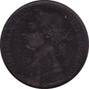 1889 PENNY ( GVF ) - Penny - Cambridgeshire Coins