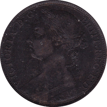 1889 PENNY ( GVF ) - Penny - Cambridgeshire Coins