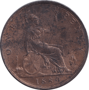 1889 PENNY ( UNC ) - Penny - Cambridgeshire Coins