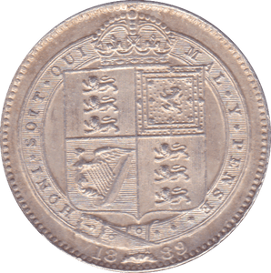 1889 SHILLING ( AUNC ) - Shilling - Cambridgeshire Coins