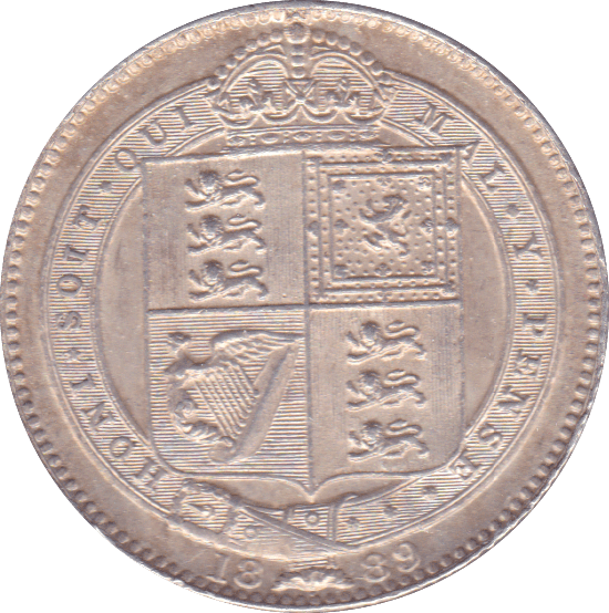 1889 SHILLING ( AUNC ) - Shilling - Cambridgeshire Coins